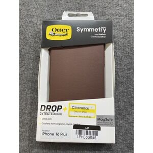 OtterBox Apple iPhone 16 Plus Symmetry Cactus Leather Series Case with‎ MagSafe